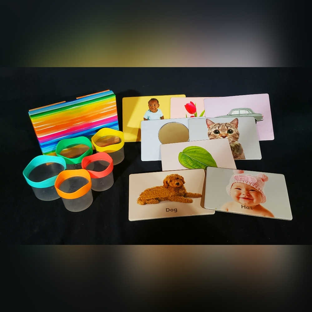 LOVEVERY 'Things I See' Texture Cards & Stacking Cup Set